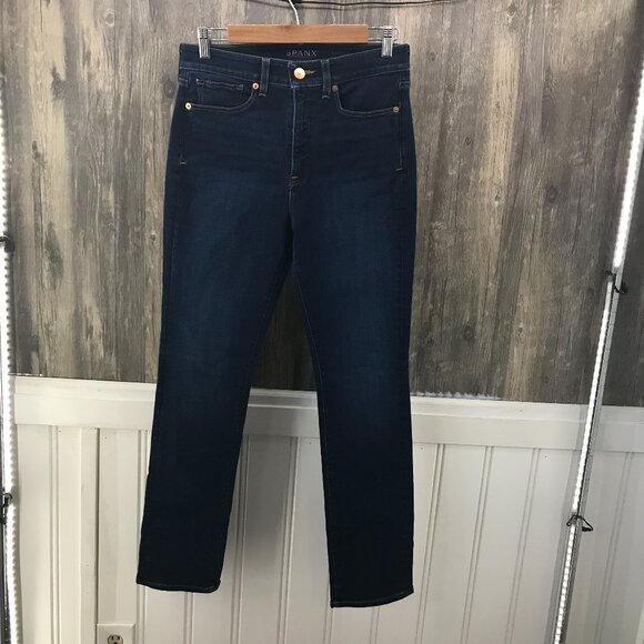 Spanx 5 pocket high rise straight denim jean size 29 - Picture 1 of 6